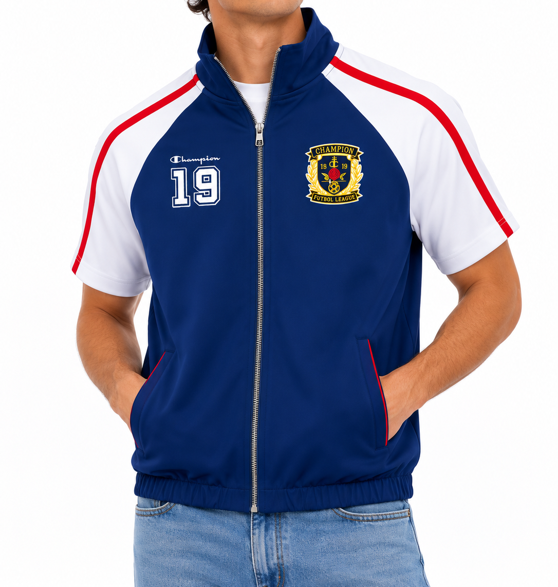 Playera Champion Full Zip para Hombre