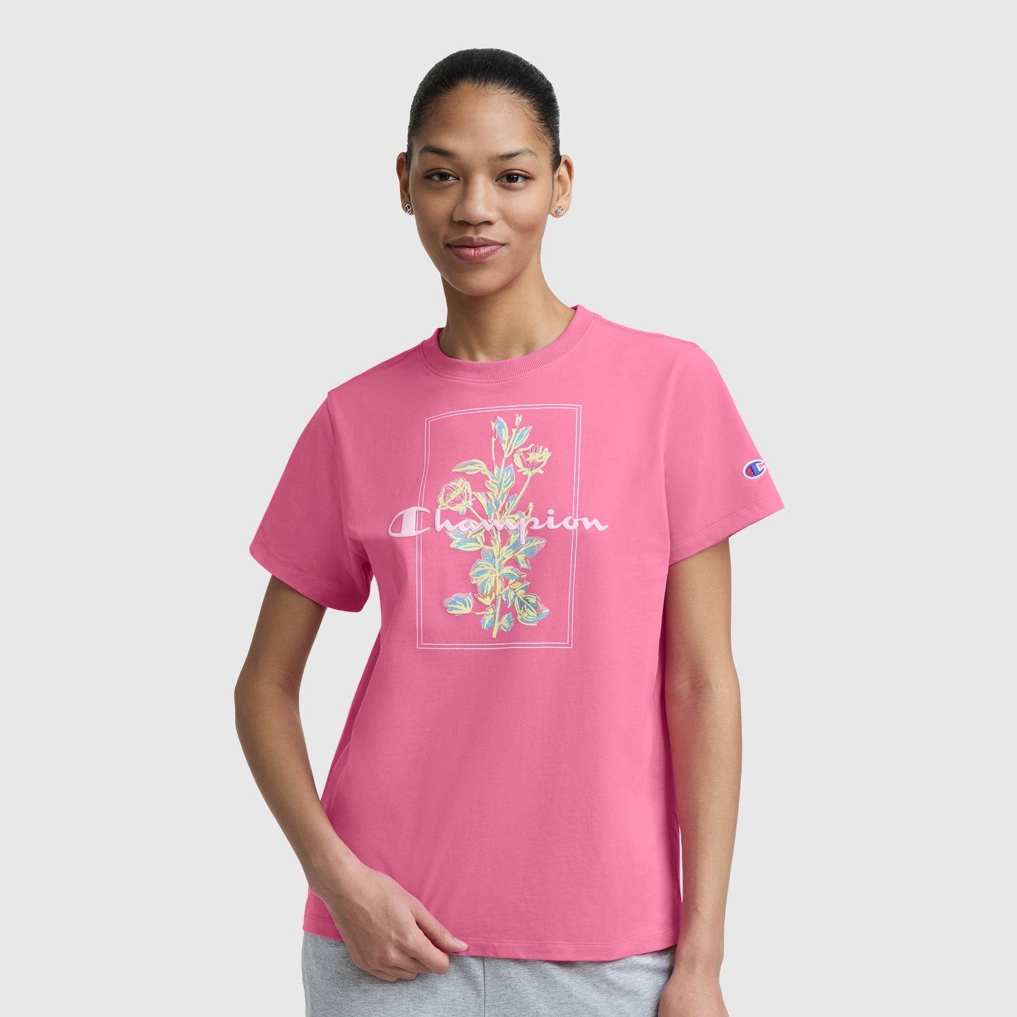 Playera Champion Painted Bouquet para Mujer