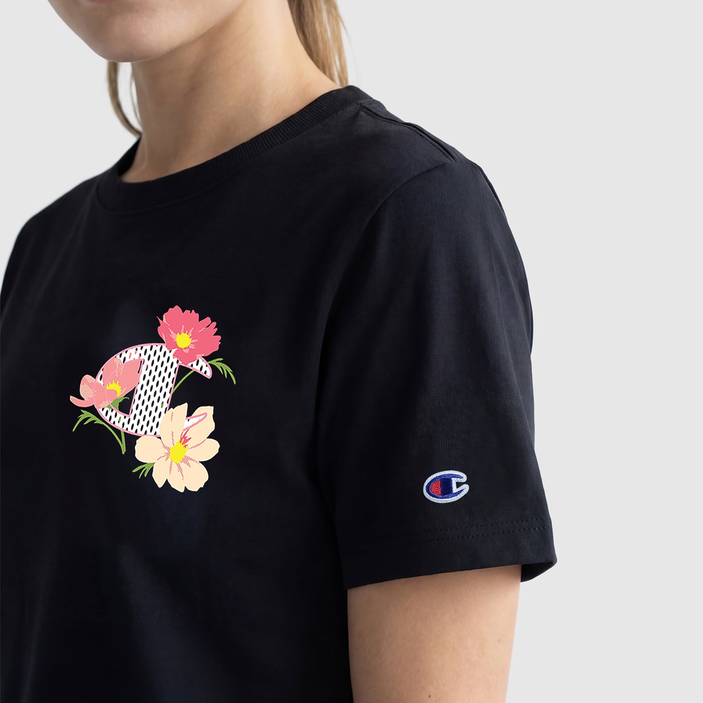 Playera Champion Floral Mesh para Mujer
