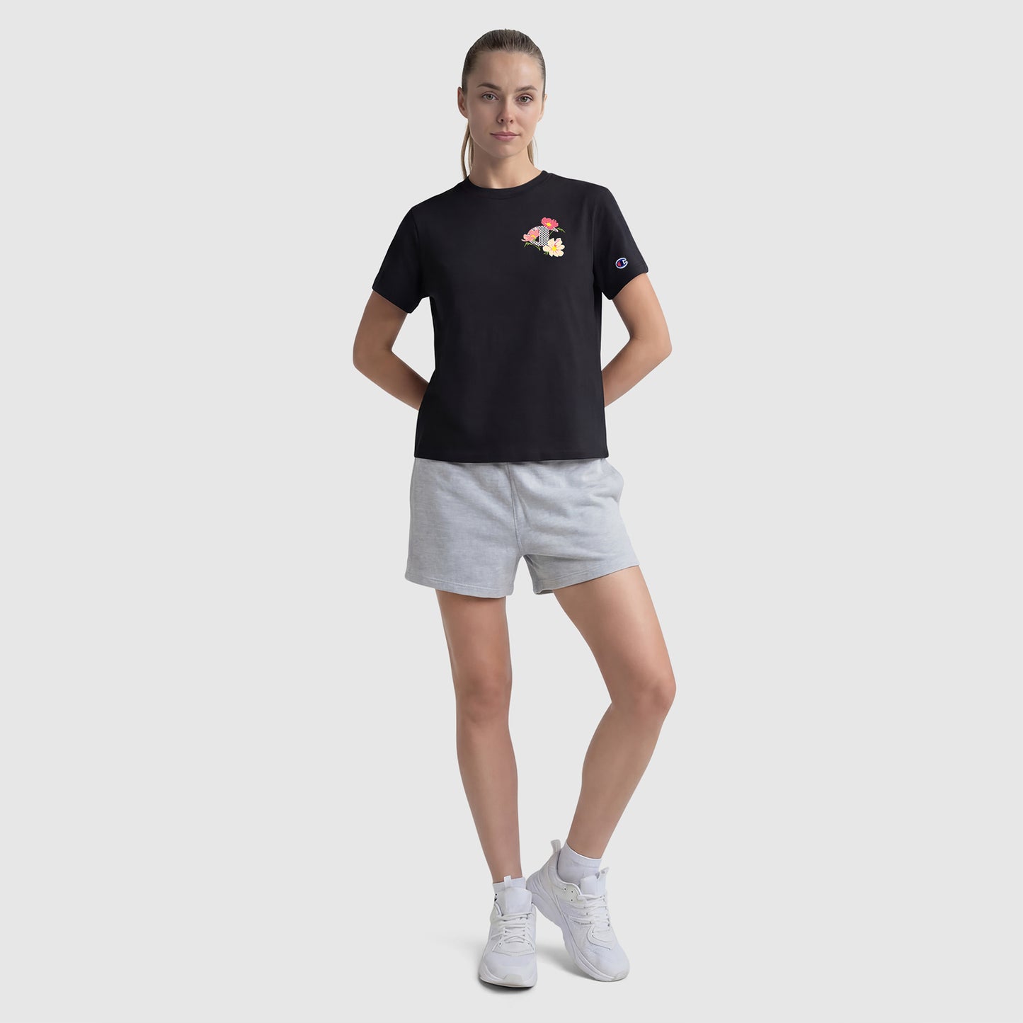 Playera Champion Floral Mesh para Mujer