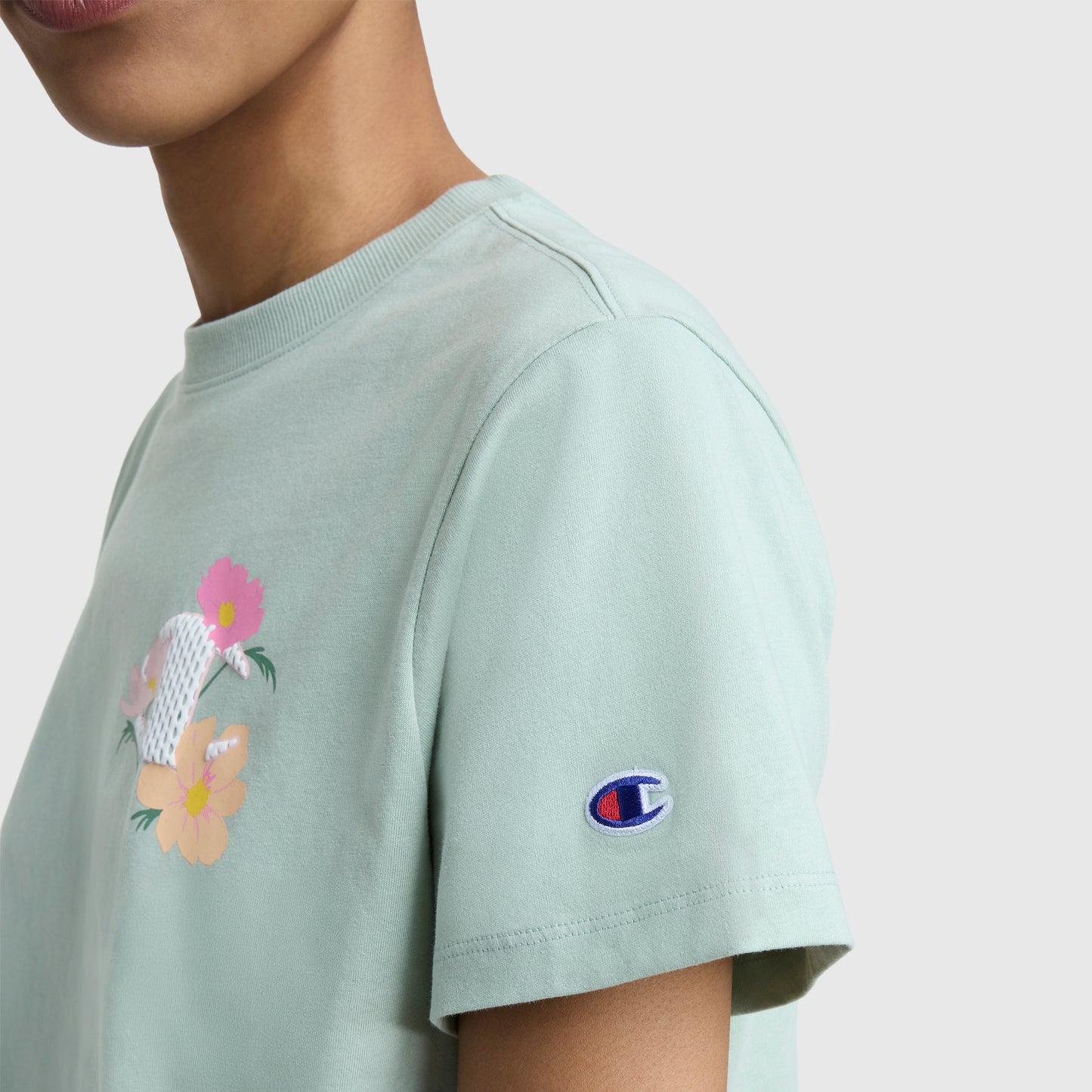 Playera Champion Floral Mesh para Mujer