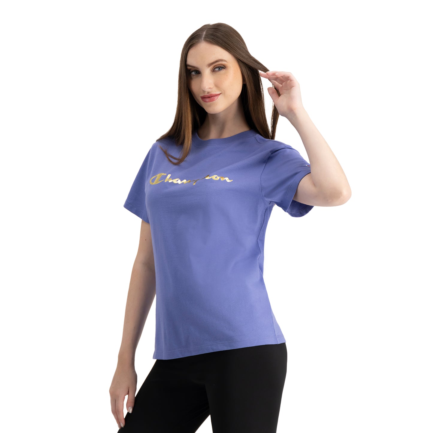 Playera Foil logo Script