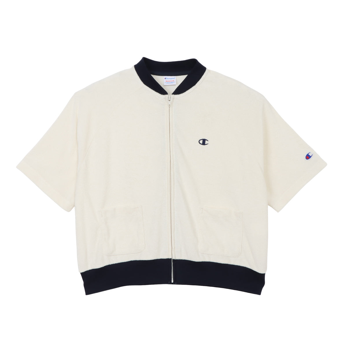 Cardigan Full Zip Champion Manga Corta para Mujer
