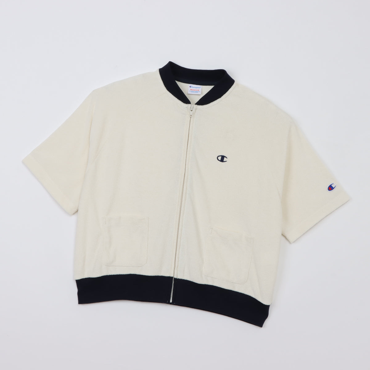 Cardigan Full Zip Champion Manga Corta para Mujer