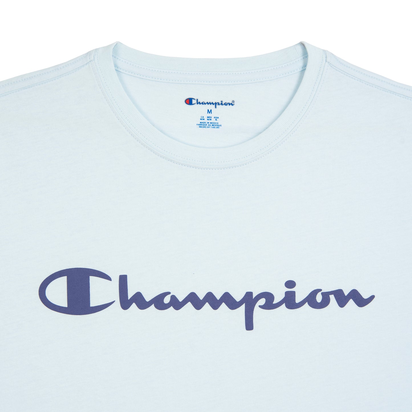 Playera Champion Script para Hombre