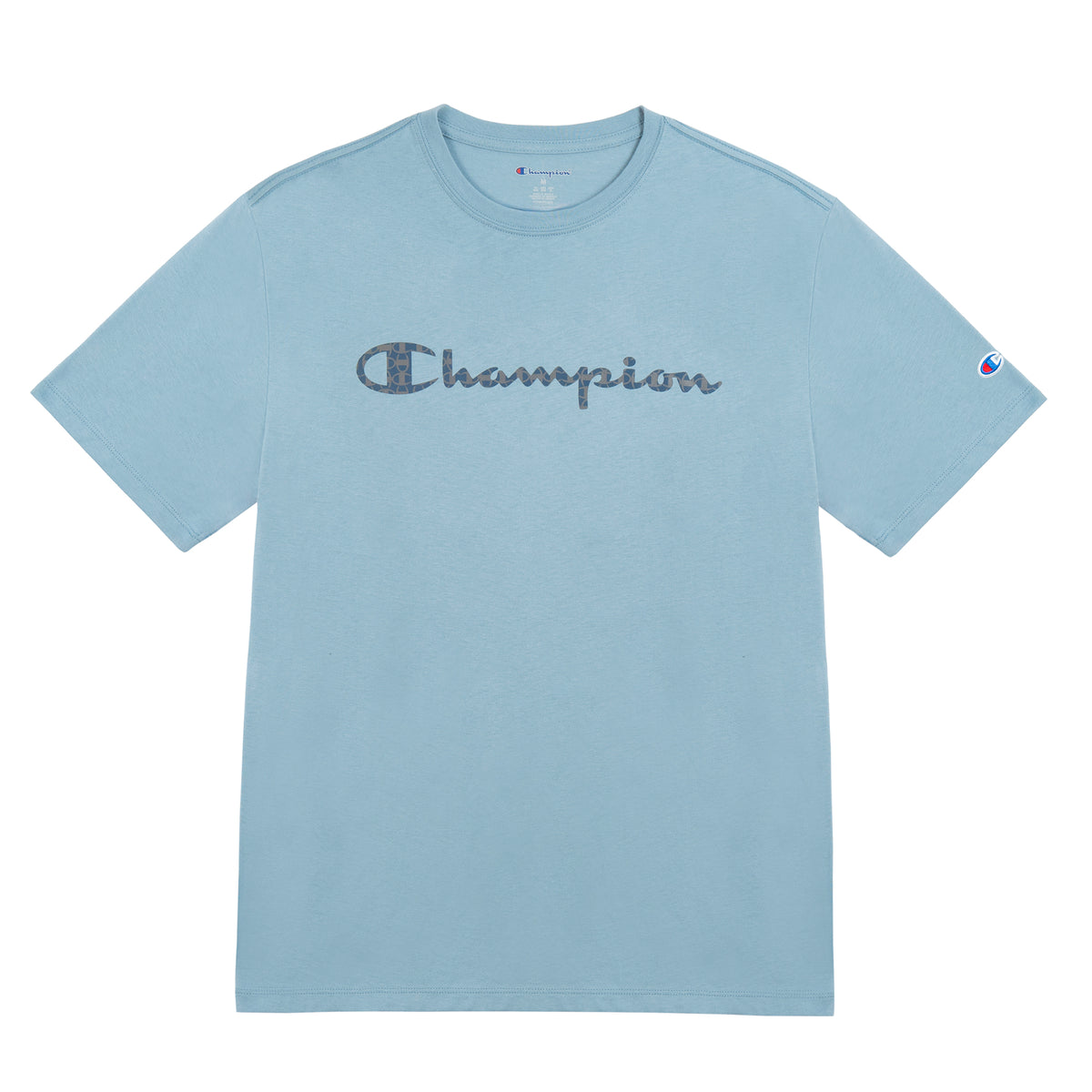 Playera Champion Script para Hombre