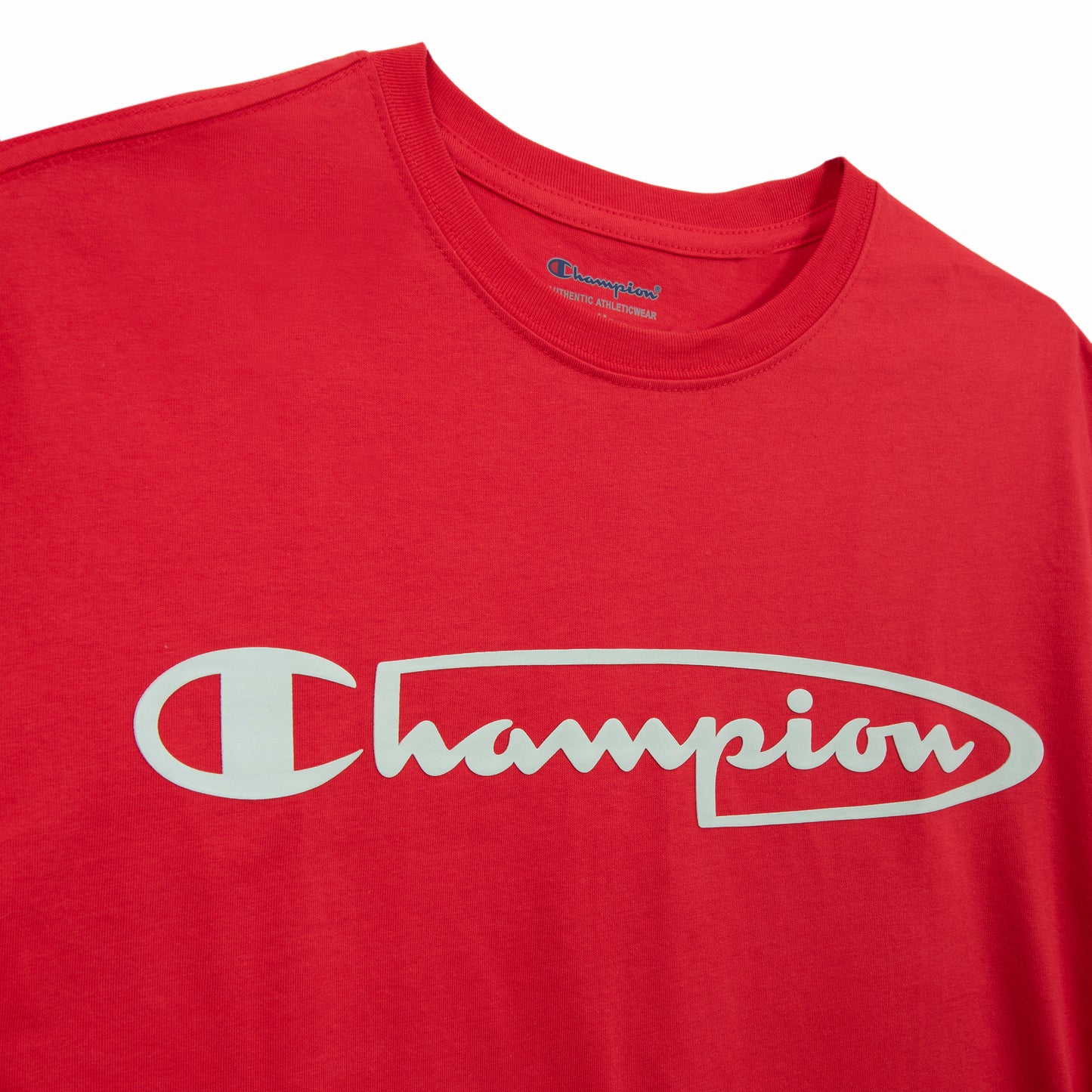 Playera Champion Script para Hombre