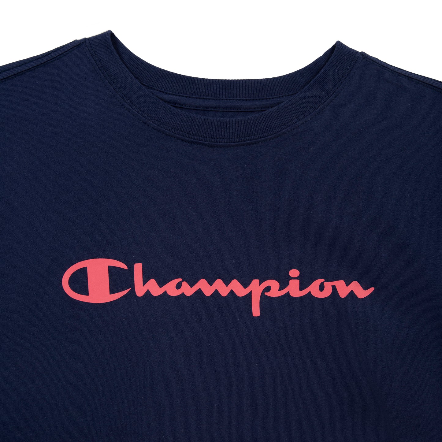 Playera Champion Script para Mujer