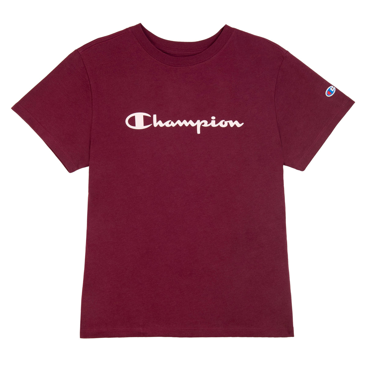 Playera Champion Script para Mujer