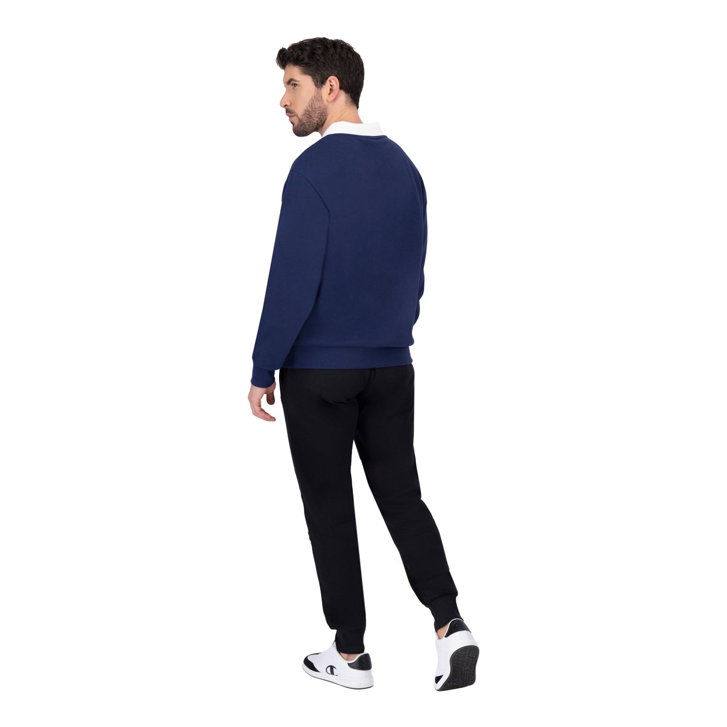 Sudadera con Cuello Polo para Hombre