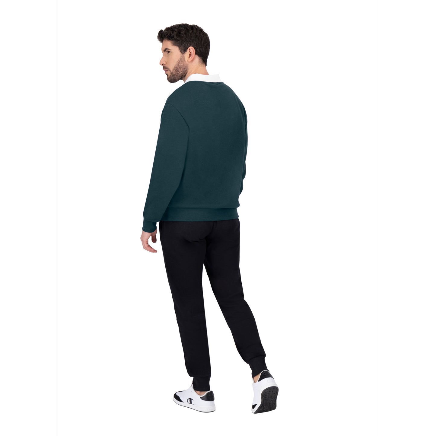Sudadera con Cuello Polo para Hombre