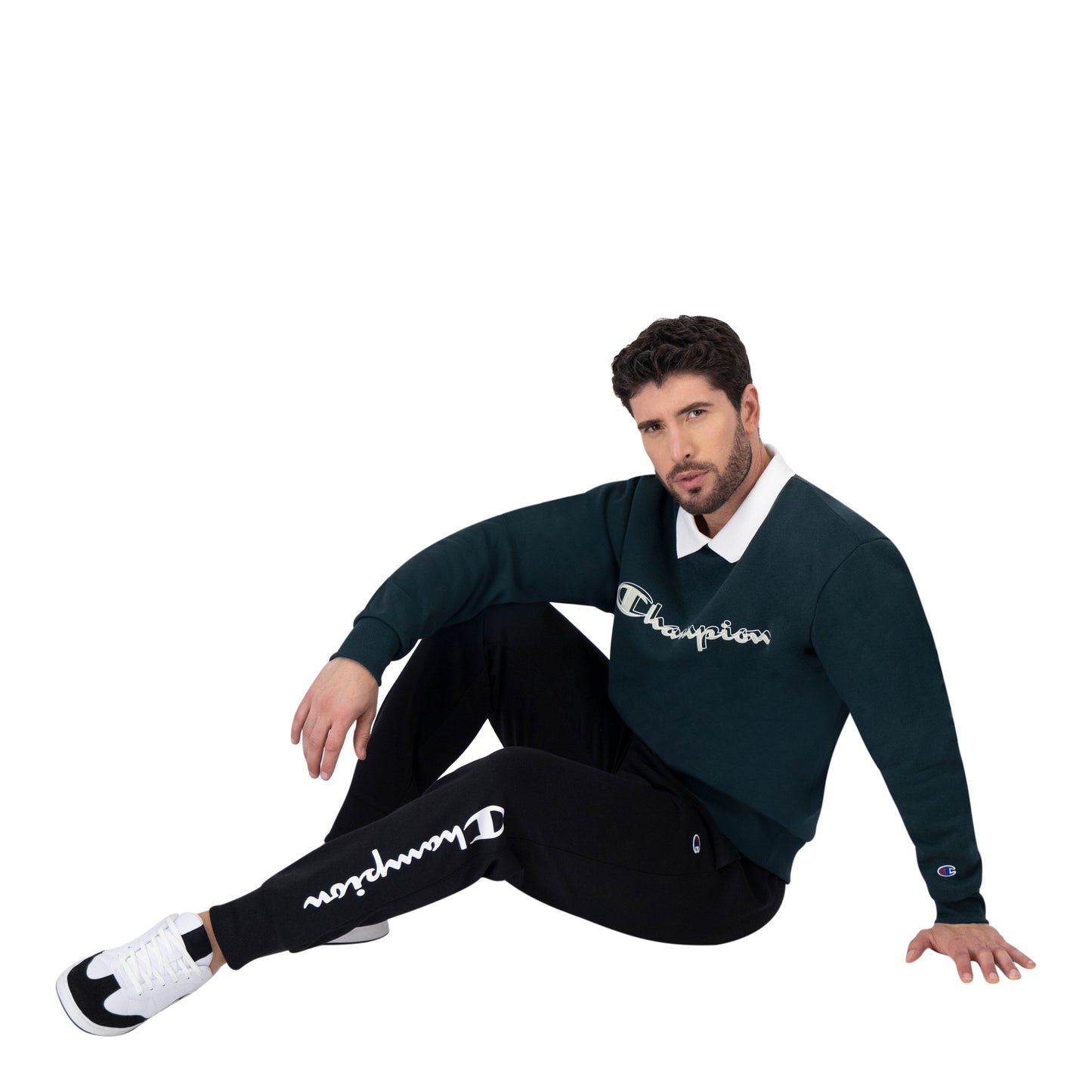 Sudadera con Cuello Polo para Hombre