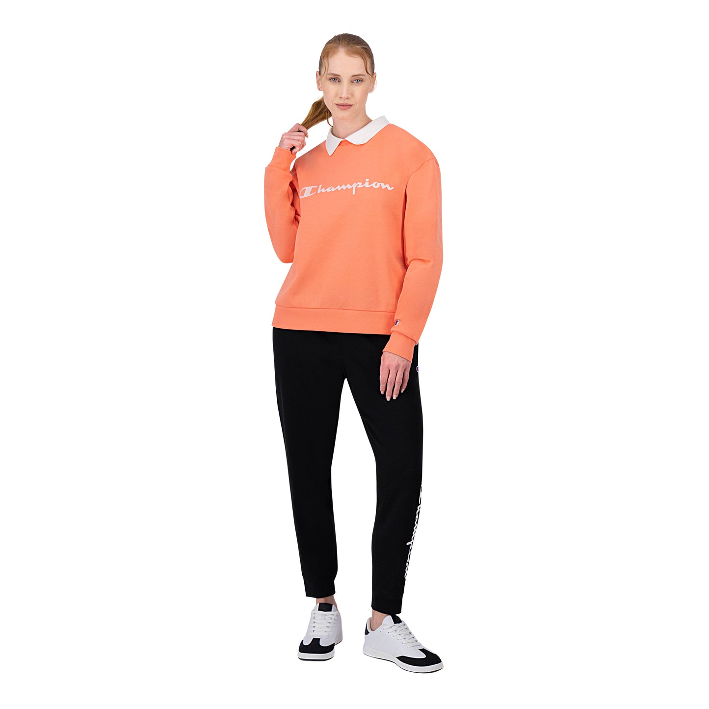 Sudadera con Cuello Polo para Mujer