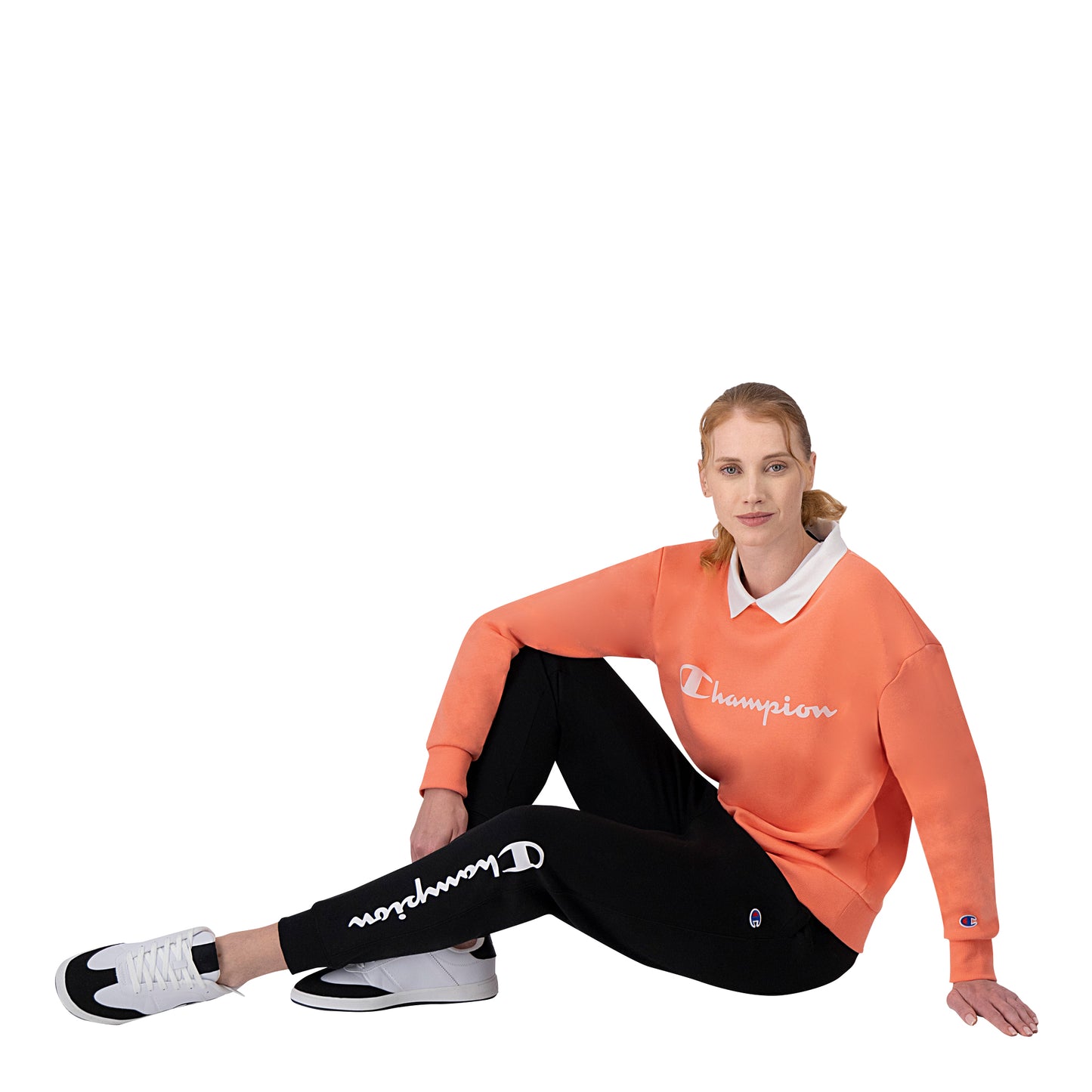 Sudadera con Cuello Polo para Mujer