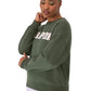 Sudadera Crewneck Logo Floral