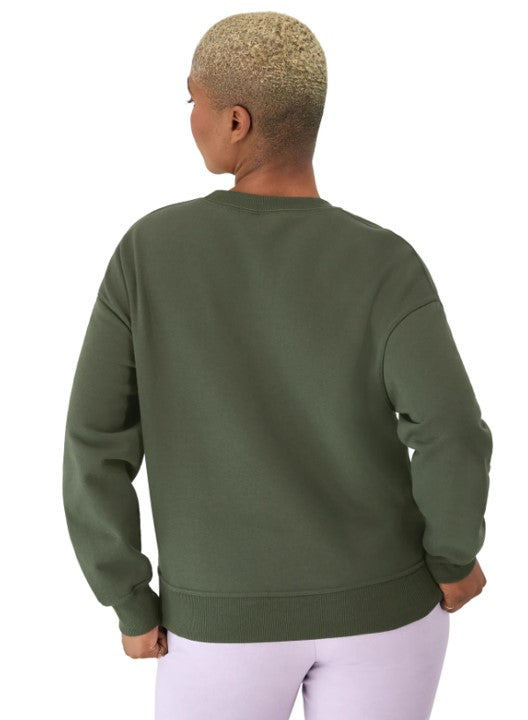 Sudadera Crewneck Logo Floral
