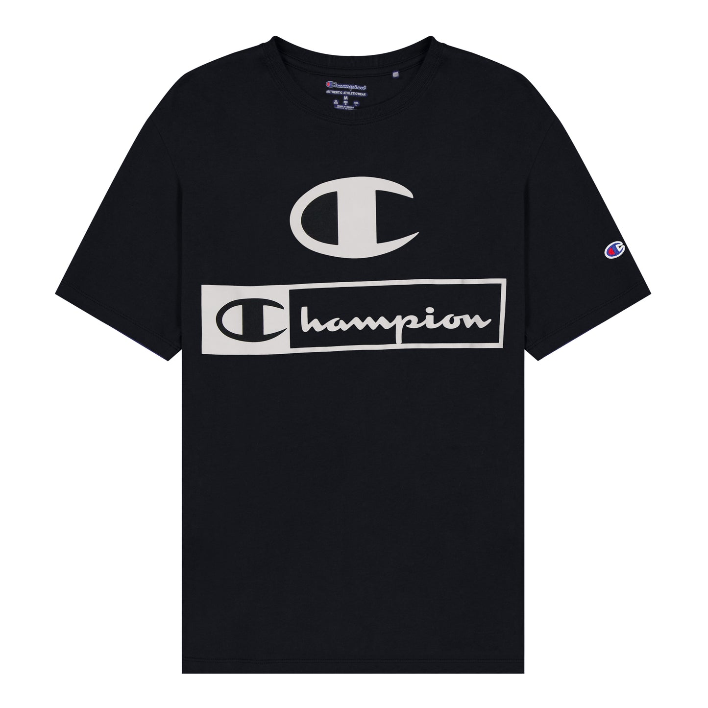 Playera Champion Script Box para Hombre