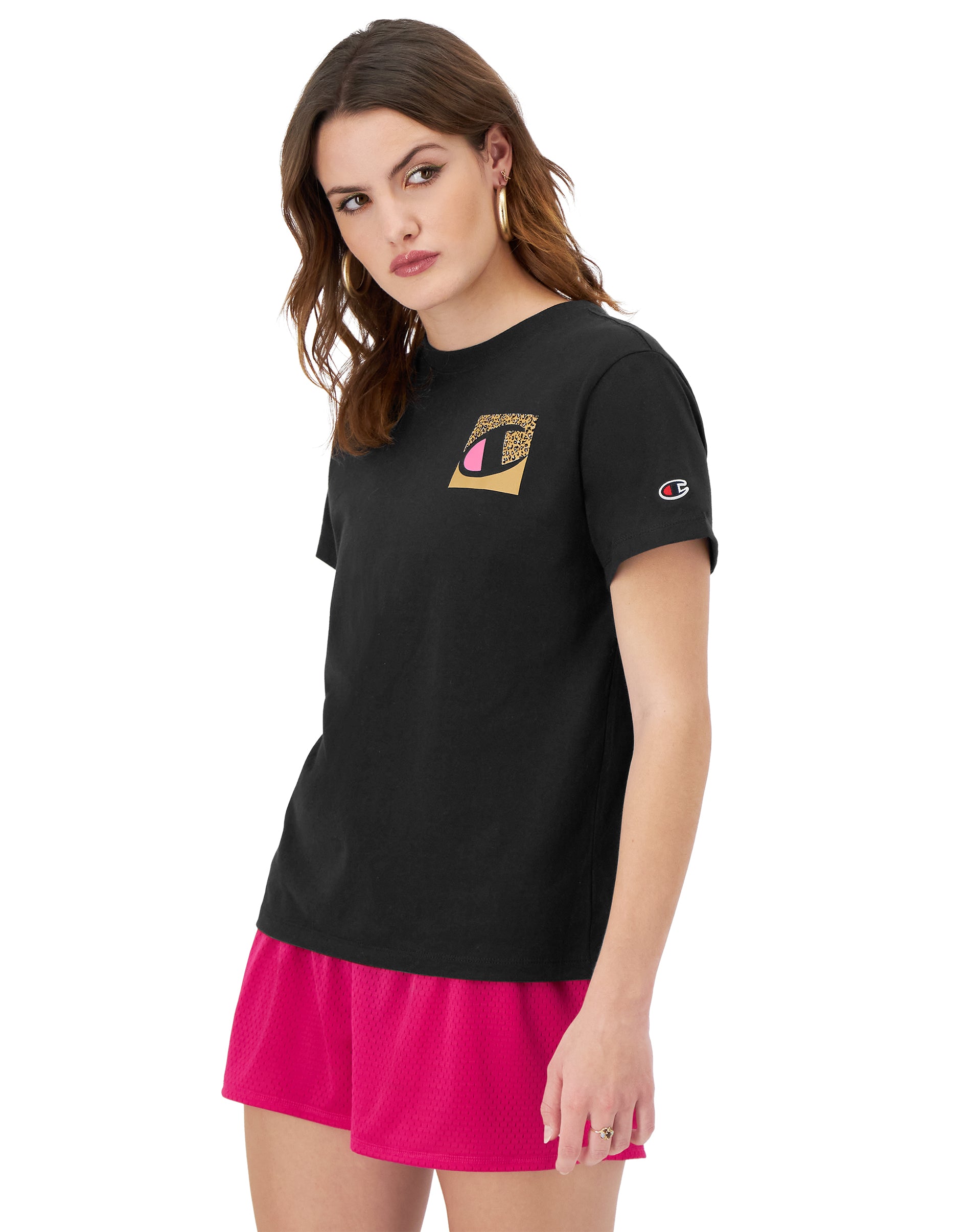 Playera Clásica, "C" Leopardo