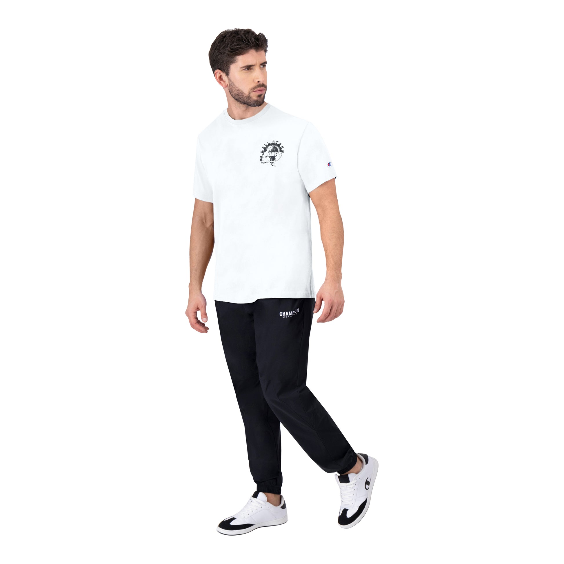 Ropa Deportiva Playera Champion Blanca Hombre Playera Con Diseño