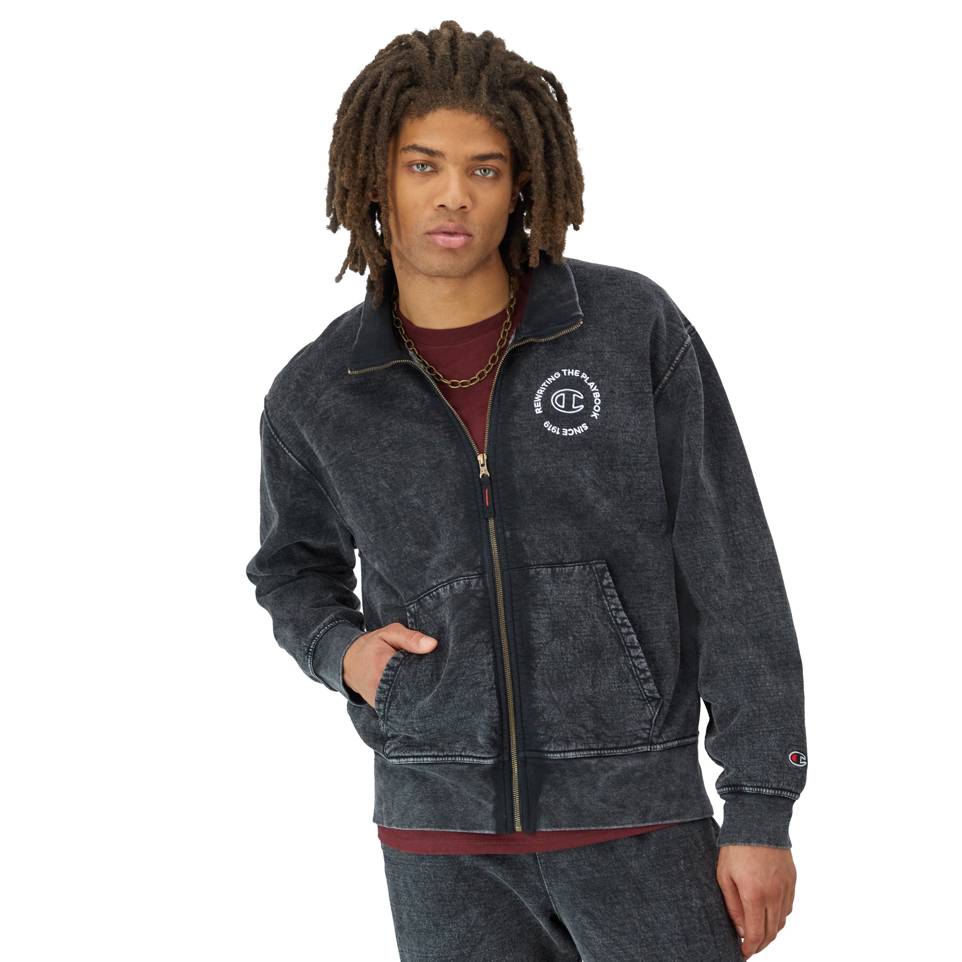 Sudadera Champion Cierre completo Mockneck para Hombre – Champion