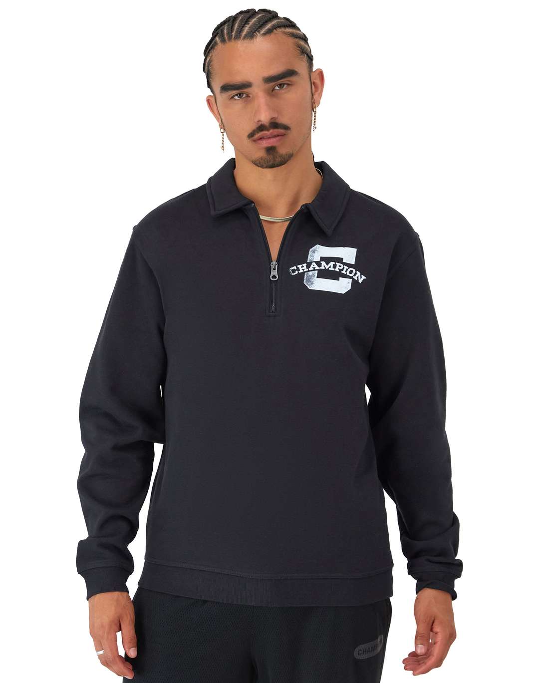 Champion Sudadera Half Zip Hombre Sudadera Classice Fleece (1/4