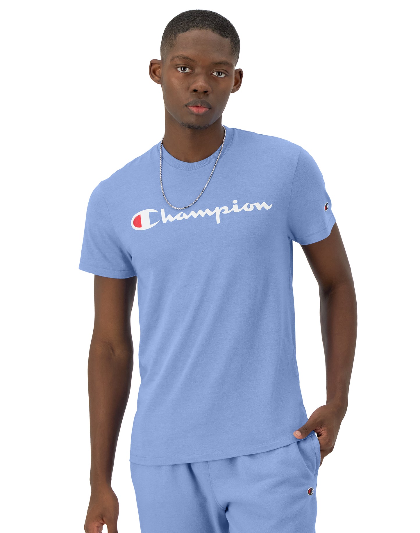Playera Powerblend con Logo Manuscript para Hombre