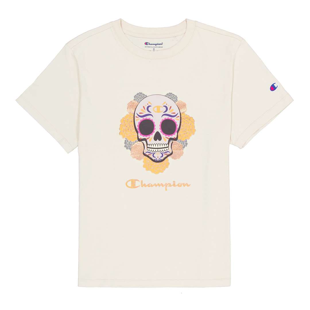 Playera "Skull & Flowers" para Mujer