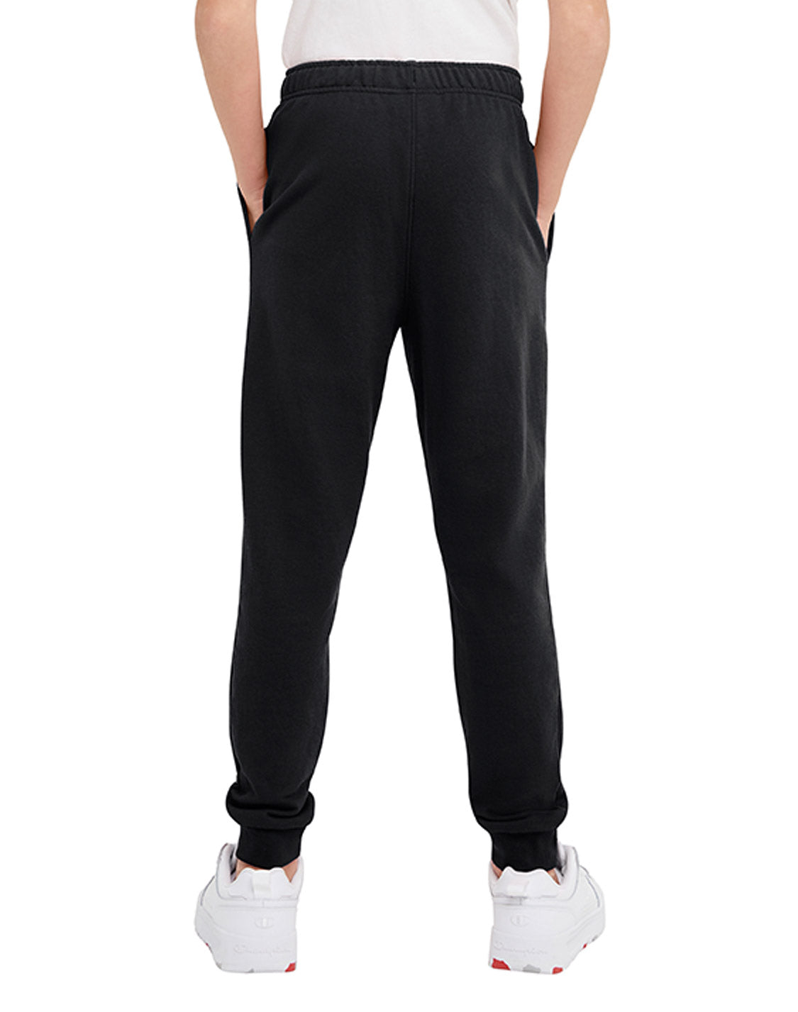 French Terry Jogger Boys' Pants, Classic Script, 25" Kids