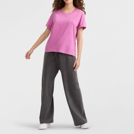 Pantalón Ancho Vintage Wash para Mujer