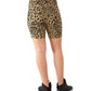 Short Biker Soft Touch con Print de Leopardo para Mujer