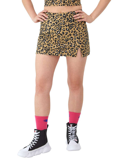 Short Falda Soft Touch con Print de Animal para Mujer
