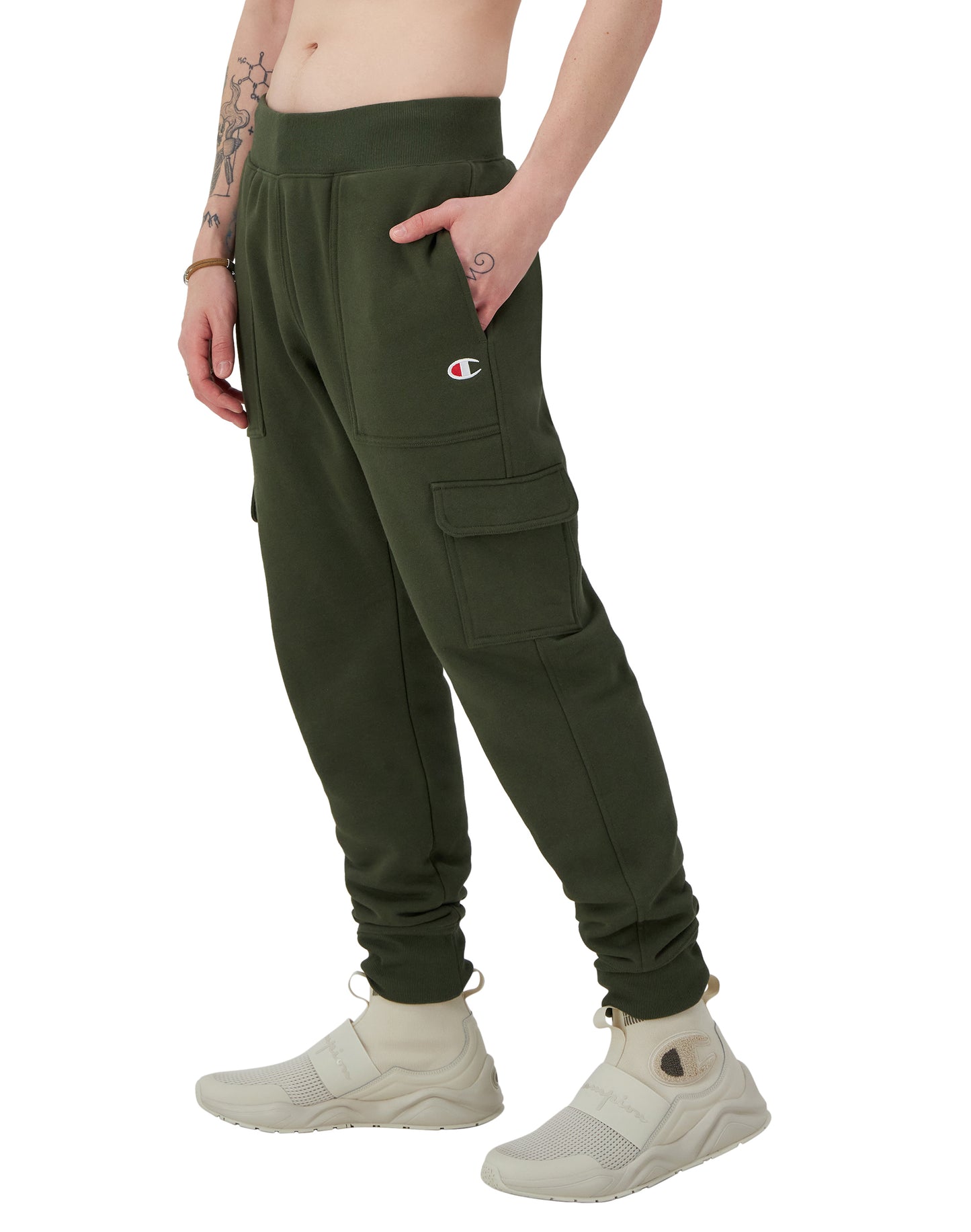 Reverse Weave Cargo Jogger