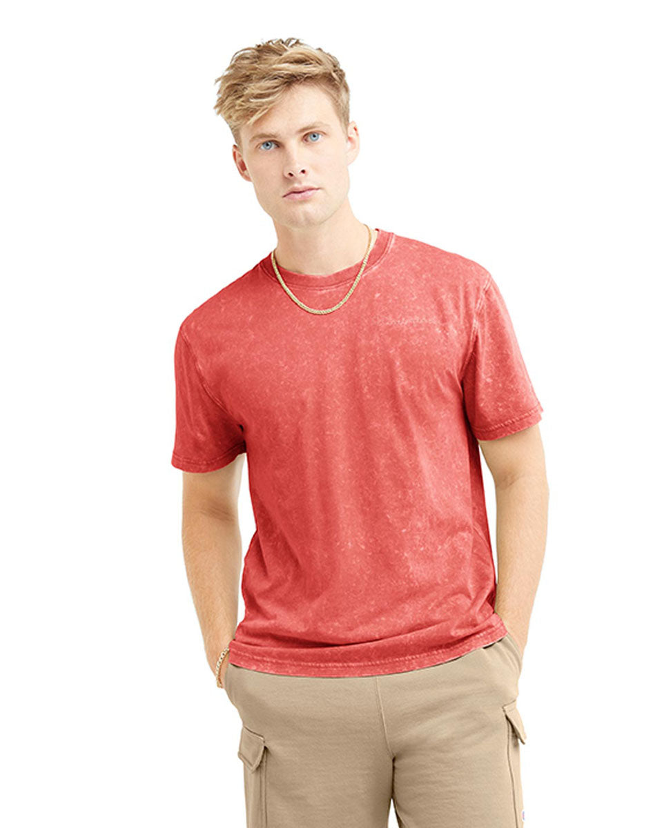 Playera Para Hombre Acid Wash Tee Champion