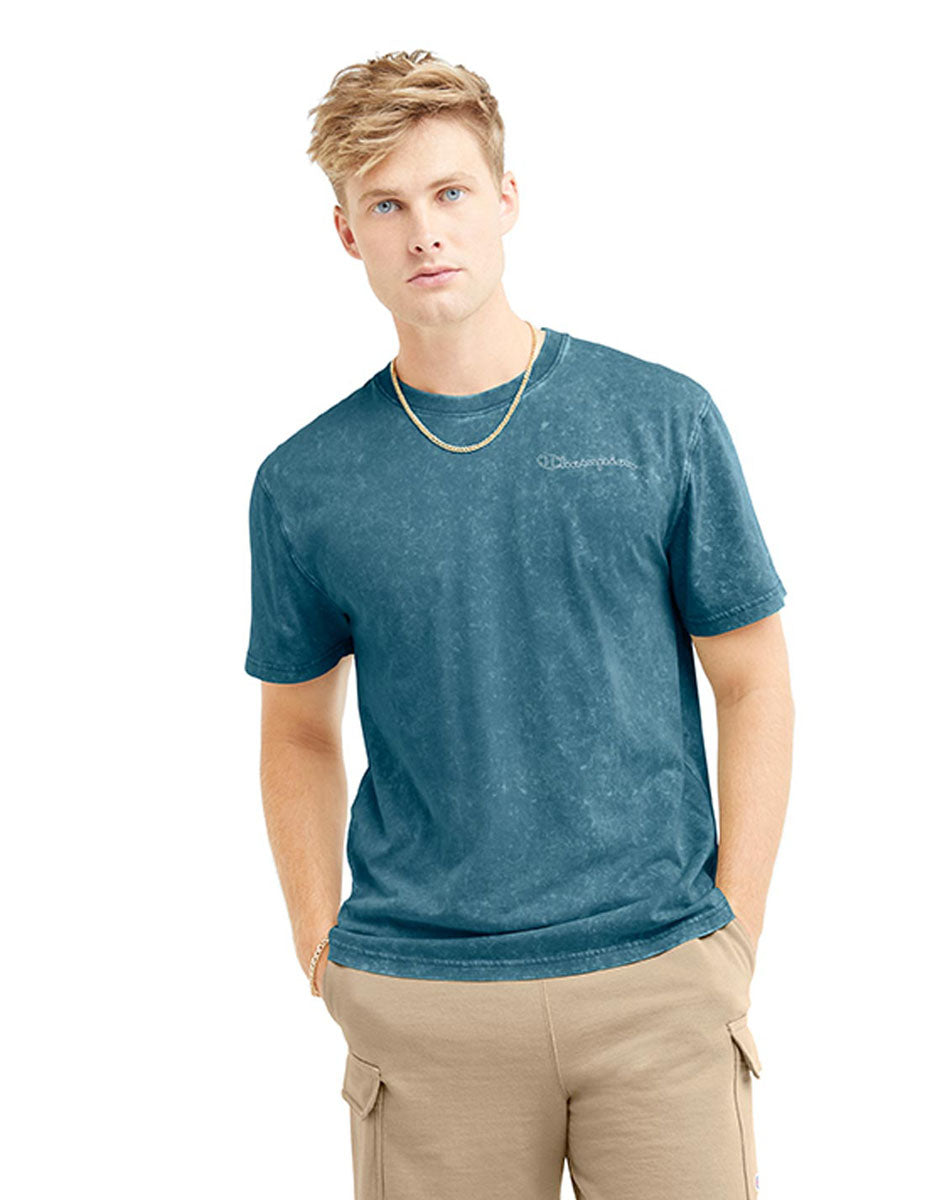 Playera Para Hombre Acid Wash Tee Champion