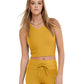 Tank Para Mujer Soft Touch Crop Top - Ribbed Champion