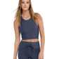 Tank Para Mujer Soft Touch Crop Top - Ribbed Champion