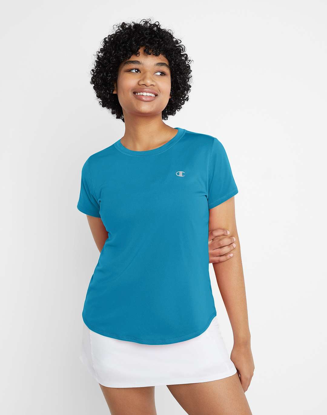 Playera Clásica Deportiva con Logo C para Mujer