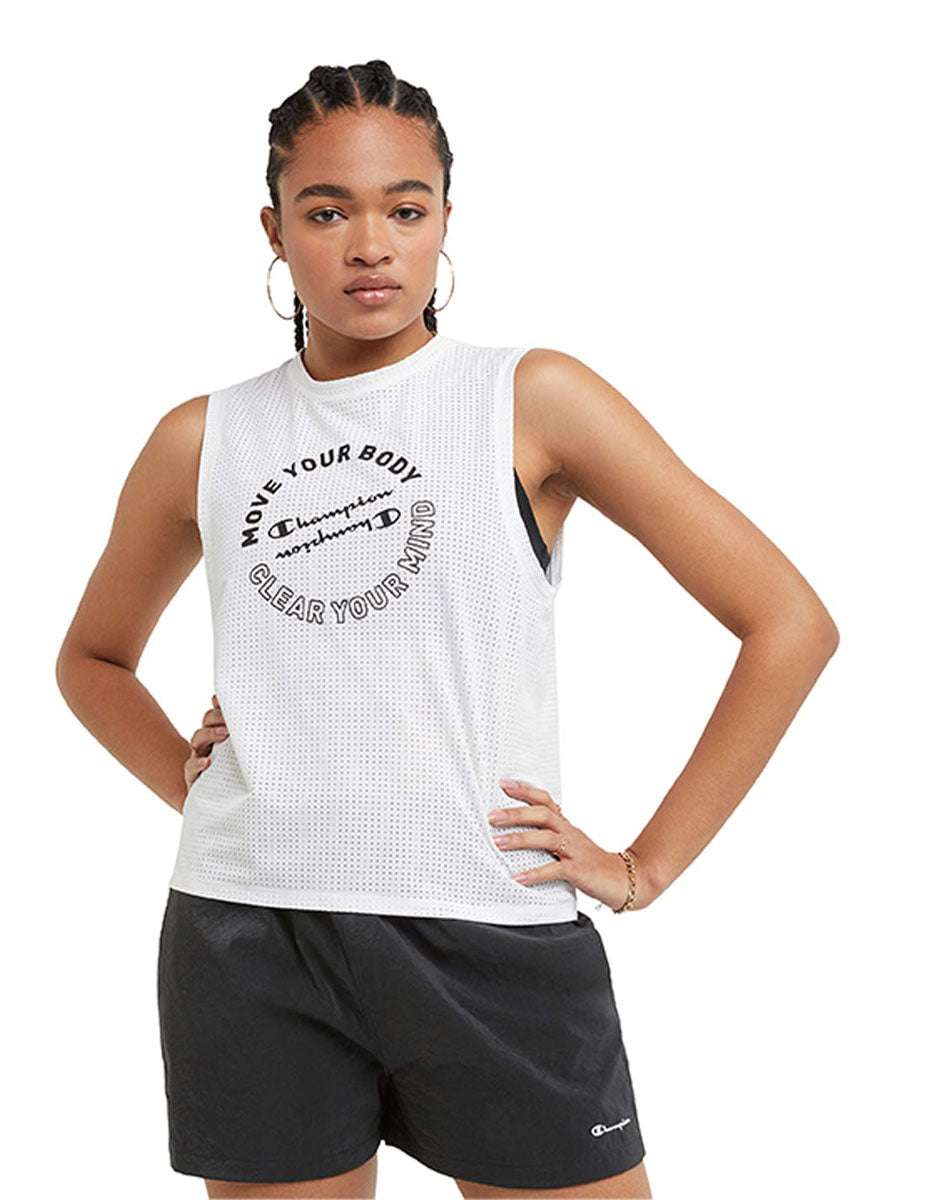 Tank Top Deportivo con Diseño Champion para Mujer