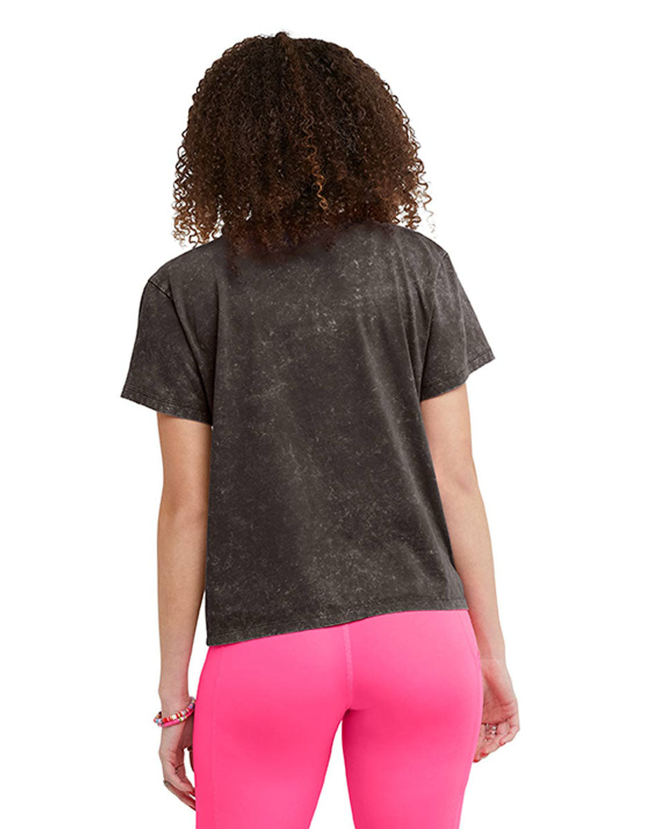 Playera Para Mujer Classic Tee - Acid Wash Champion