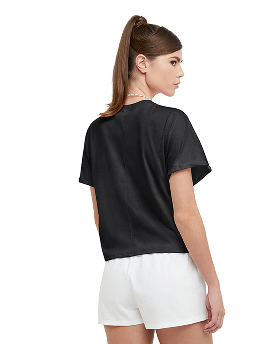 Playera Para Mujer Tie Front Tee Champion