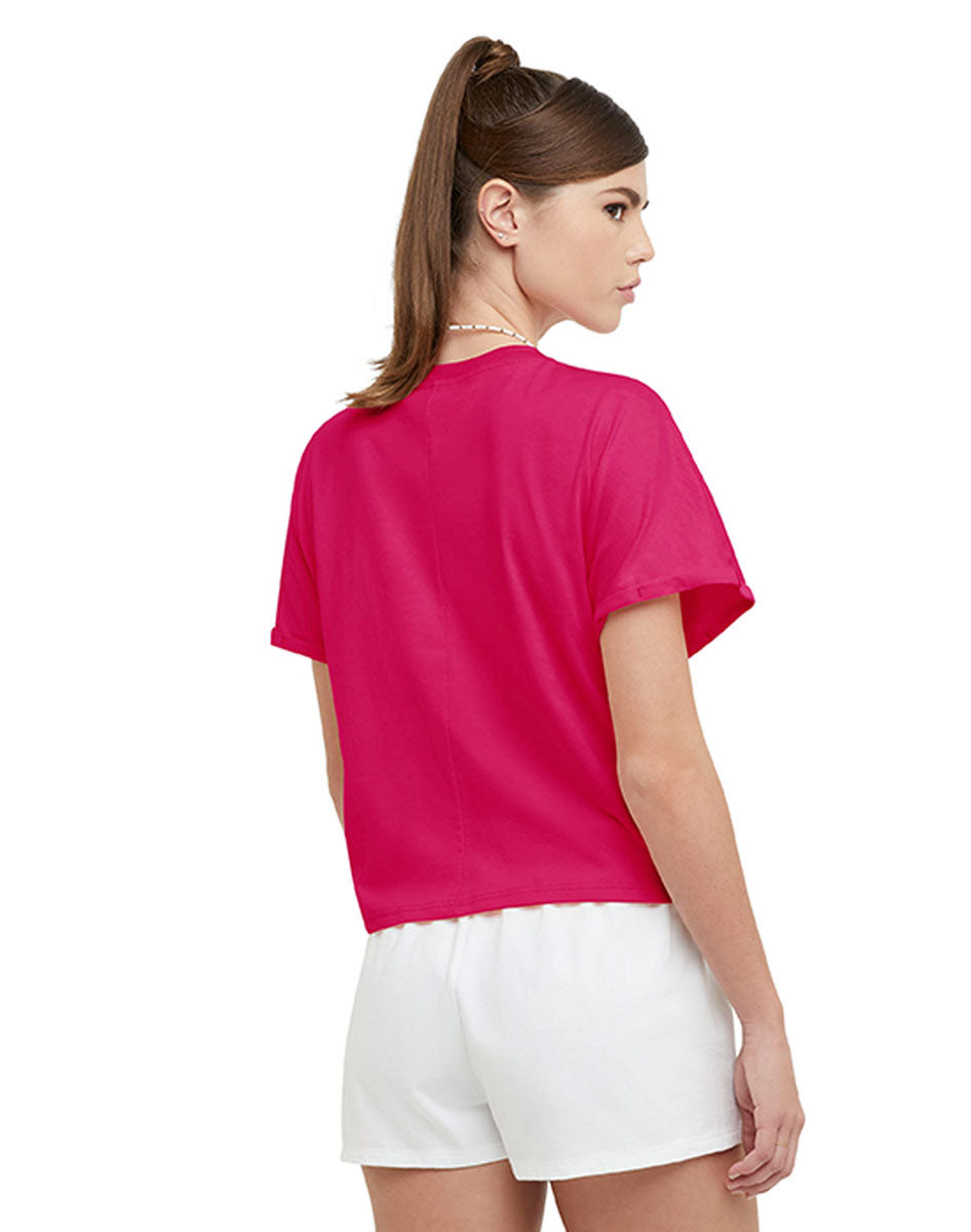 Playera Para Mujer Tie Front Tee Champion