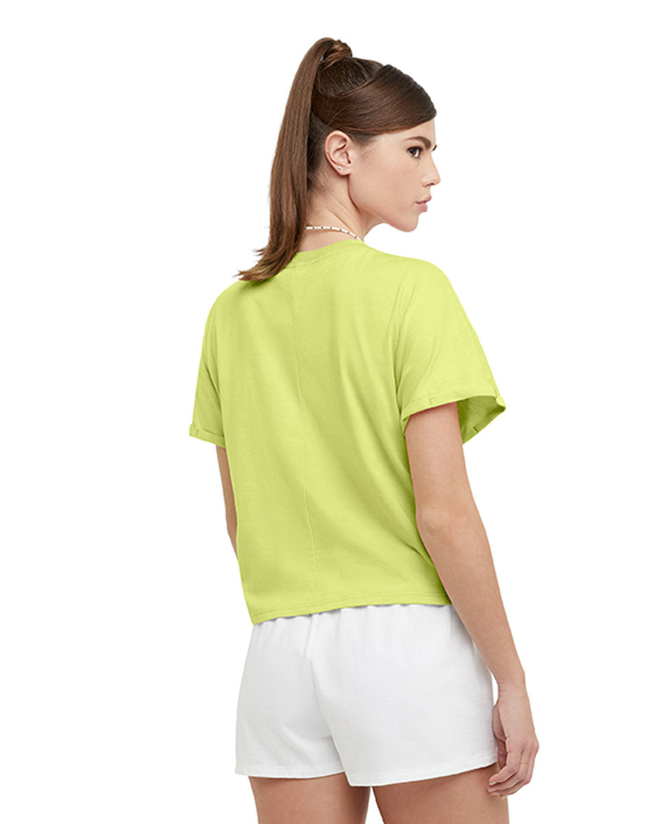 Playera Para Mujer Tie Front Tee Champion