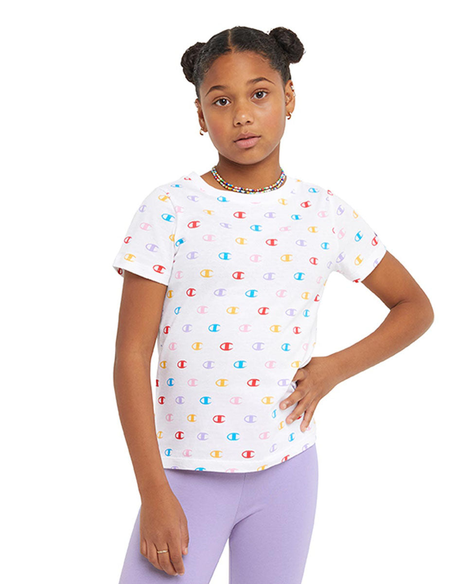Cotton T-Shirt, Classic Tee C Print Champion