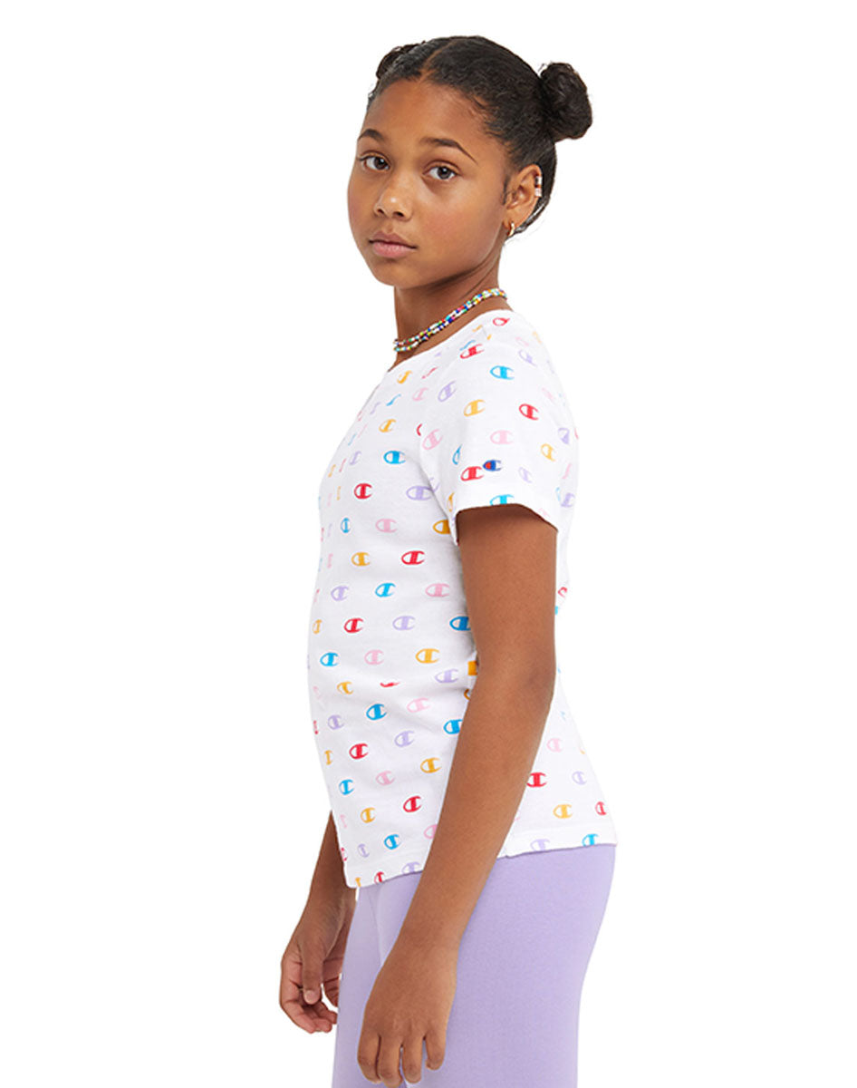 Cotton T-Shirt, Classic Tee C Print Champion