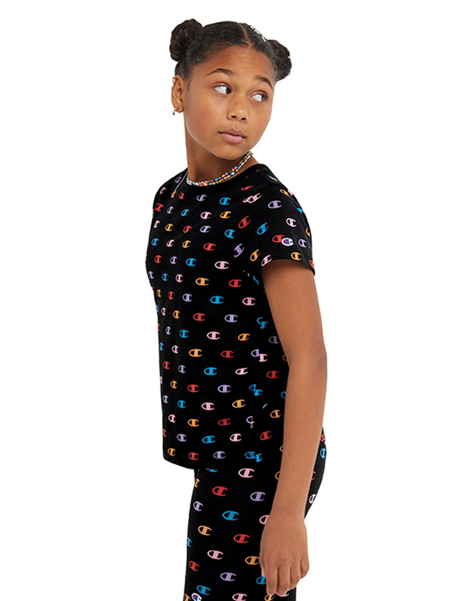 Cotton T-Shirt, Classic Tee C Print Champion