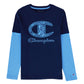 Playera 2Fer con Diseño Champion de Manga Larga para Niño
