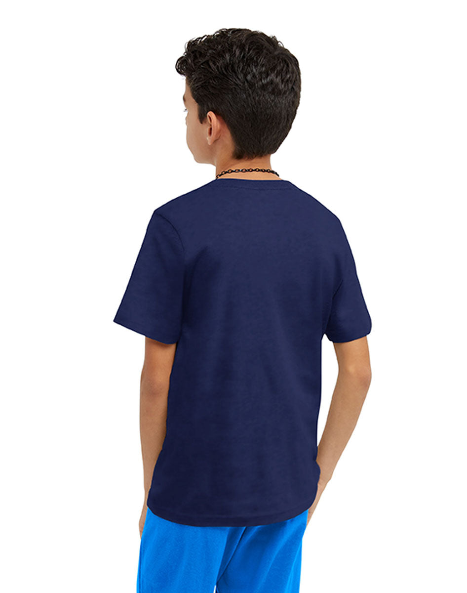 Short-Sleeve Boys' T-Shirt, Multi Classic Script