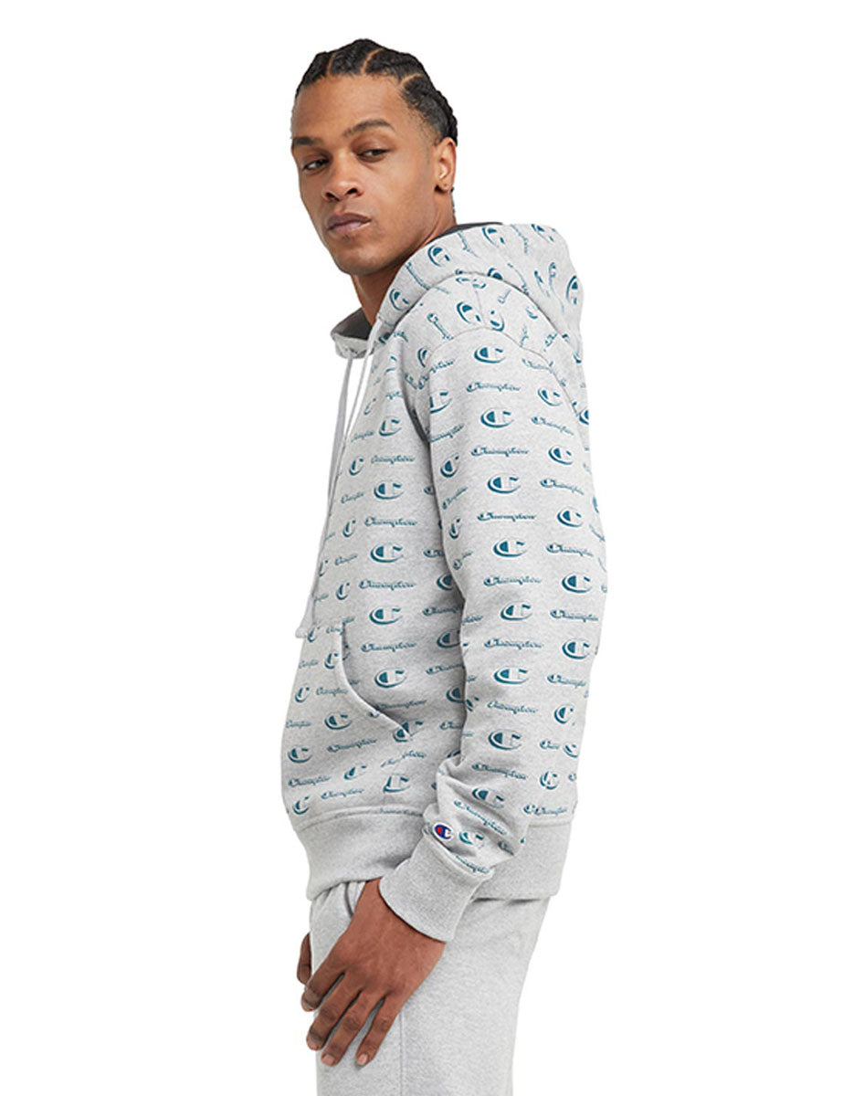 Sudadera Para Hombre Powerblend Aop Hoodie Champion
