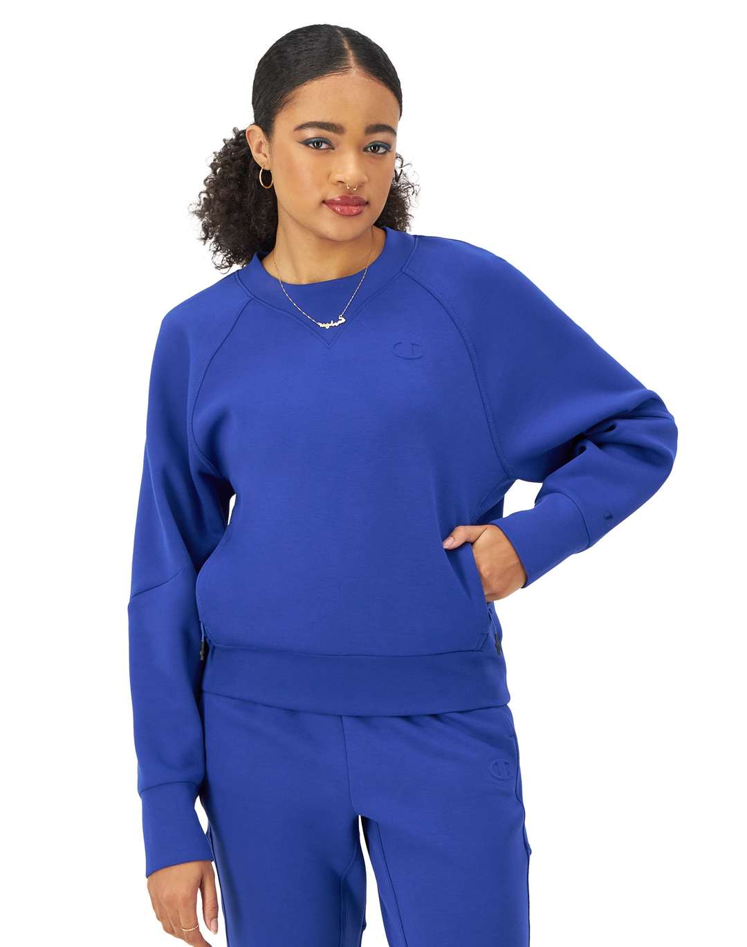 Sudadera Squish de Cuello Redondo para Mujer