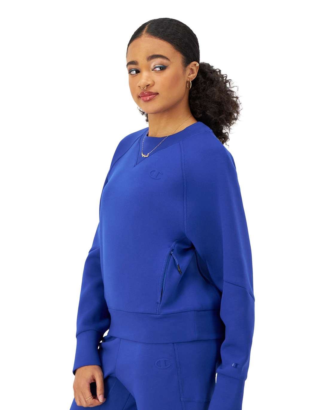 Sudadera Squish de Cuello Redondo para Mujer
